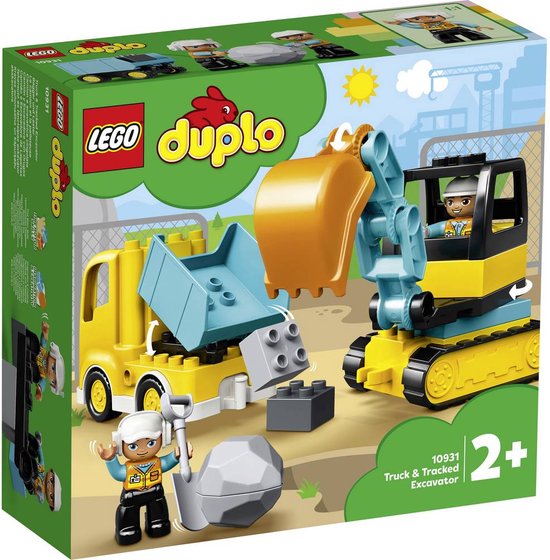 LEGO DUPLO Truck & Graafmachine met Rupsbanden - 10931 | bol.com