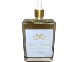 Organic Unrefined Cold Pressed Neem Seed Oil 150 ml/ Puur Biologisch ongeraffinieerd neemzaadolie neemolie