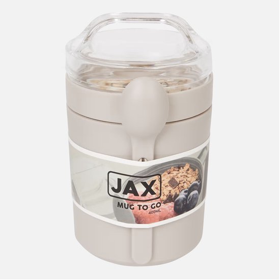 Muesli beker to go 400ml I geïsoleerde yoghurt beker voor muesli I