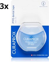 Curaprox DF 820 PTFE Dental Tape - 3 x 35 meter - Voordeelverpakking