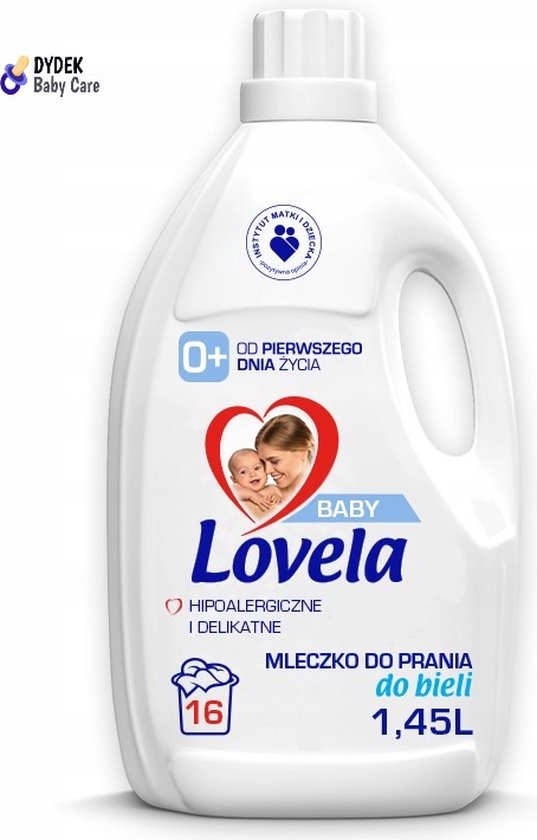 Baby hypoallergene melk voor het wassen van baby en baby witte kleding  1.45l | bol.com