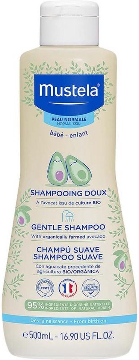 Mustela Bebe Gentle Shampoo For Kids From Birth 500ml