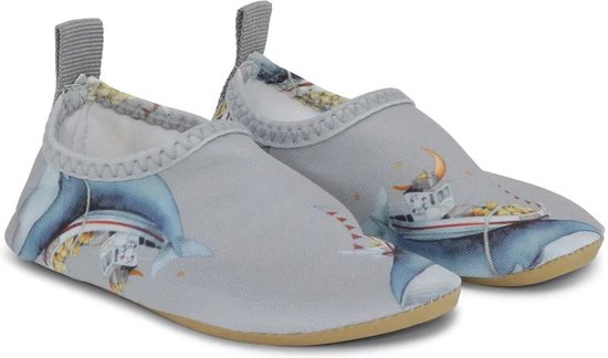 Konges Sløjd Aster Zwemschoenen/Turnpantoffel Antislip - Whale Boat - Maat 20/21