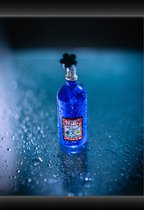 Tridos - Luchtverfrisser / autogeurtje - Nos-fles nitro blauw - alluminium - cologne