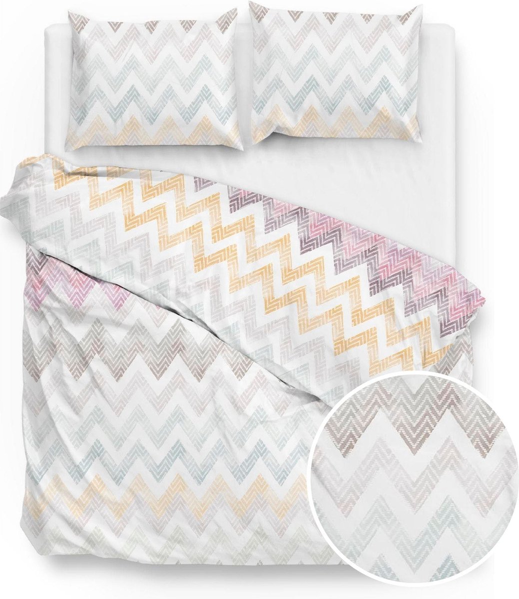 ZoHome Caro Dekbedovertrek - Litsjumeaux - 240x200/220 cm - Multi