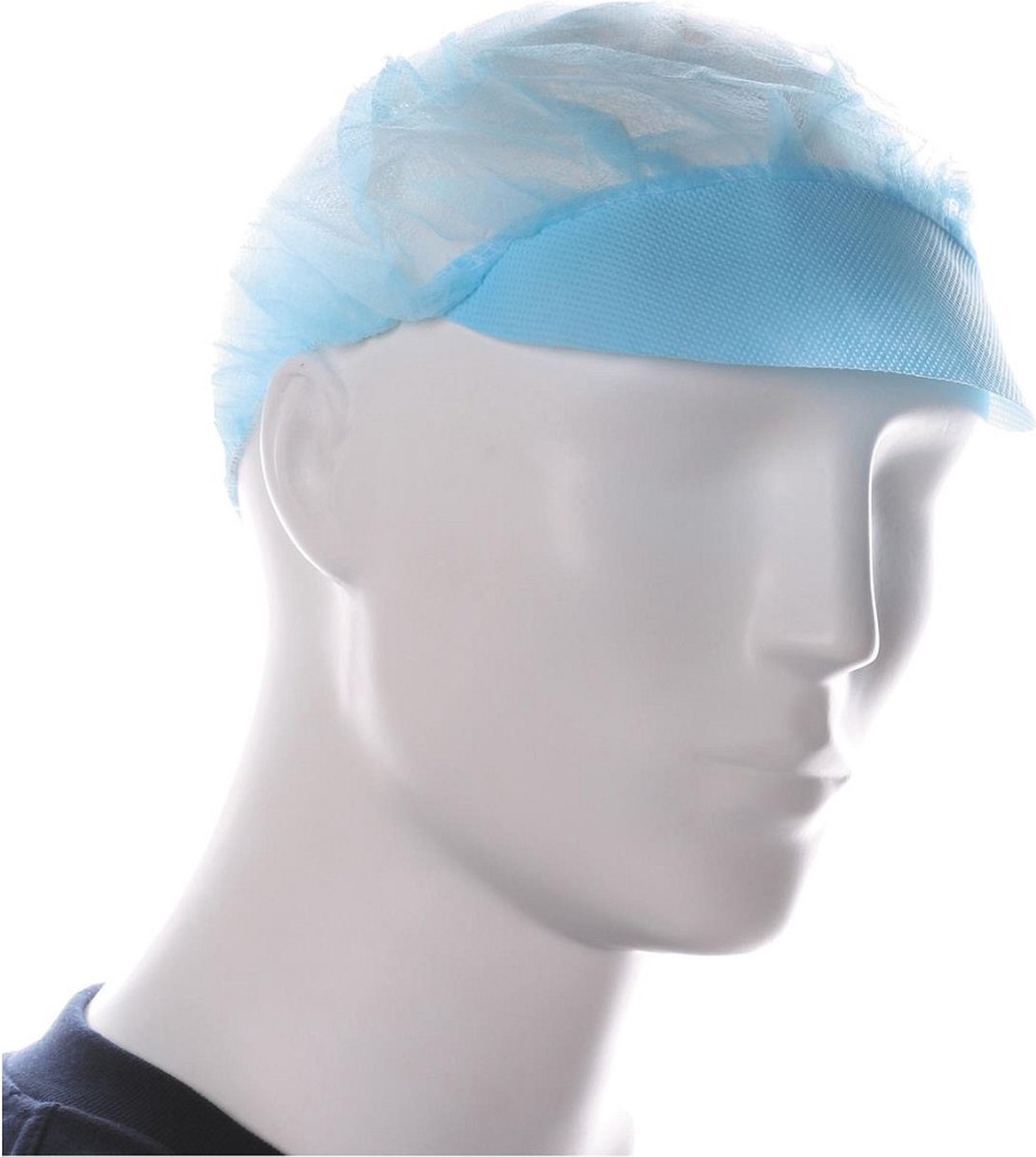 OXXA Cover 2061 baret haarnet met klep, blauw, 100 stuks