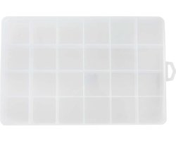 Opbergdoos 24 vakjes (14 x 19 x 2.2 cm)