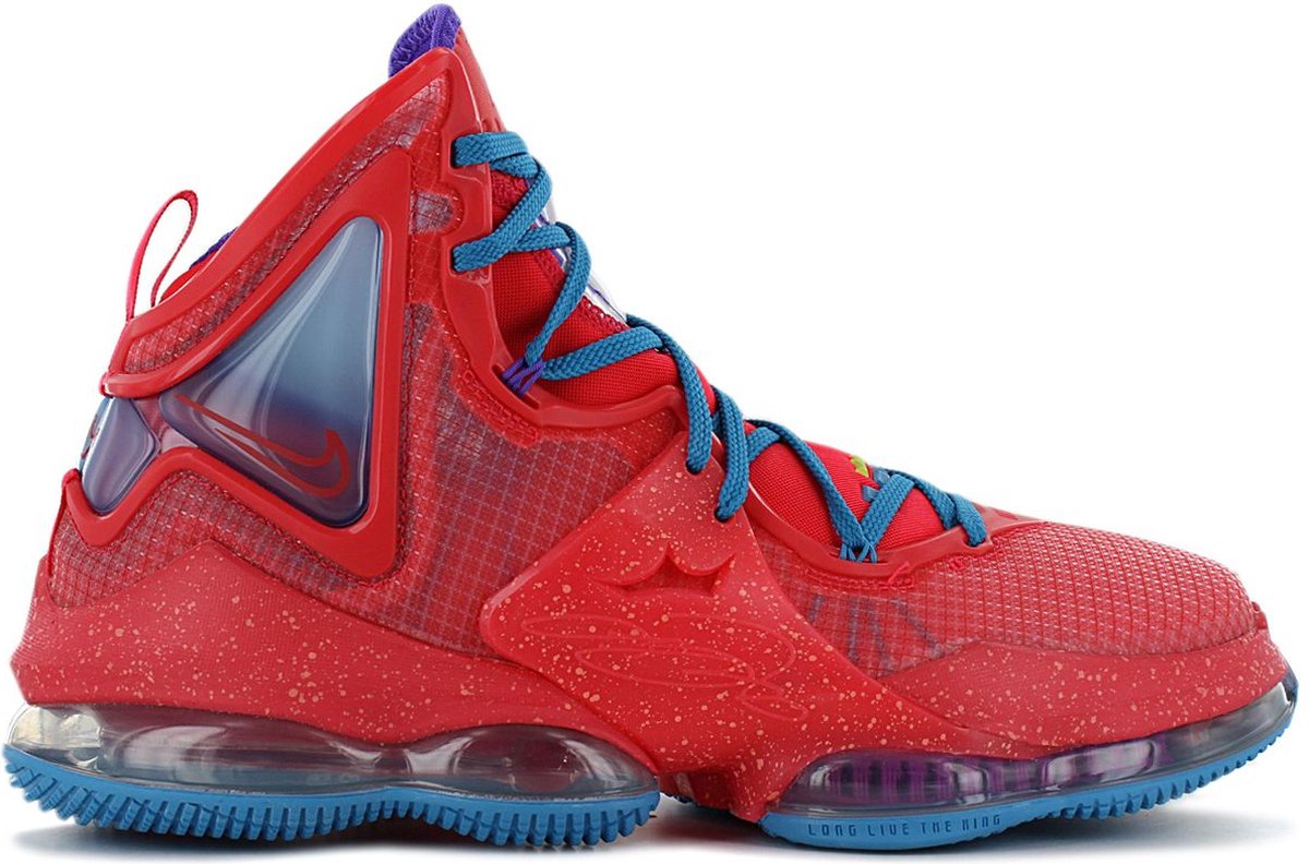 Nike LeBron 19 XIX Kings Crown Heren Basketbalschoenen Schoenen Sneakers CZ0203-600 Rood
