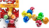 Balles rebondissantes - Balle rebondissante - Set de 5 pièces en 5 couleurs - 2,7 cm - Petites balles rebondissantes - Balles rebondissantes