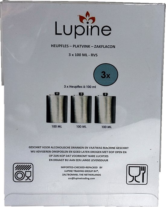 Zakfles 236 ml met trechter | Westmark