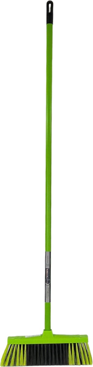 Synx Tools Binnenbezem Groen - Zachte Bezems - Kamerveger - Veger / Zachte Bezem - Incl. Steel 130cm - Binnen Bezem — afbeelding 2