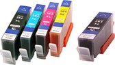 IPEXNL geschikt voor HP 364XL Set 5x huismerk cartridge 2x bk en 1x cy, ma, ye o.a. voor HP DeskJet 3070A 3520 e-All-in-One 3521 3522 3524 D5445 D5460 4610 4620 4622 7515 5510 5514 5515 5520 e All-in-One 5522 5524 5525 6510 6520 6525