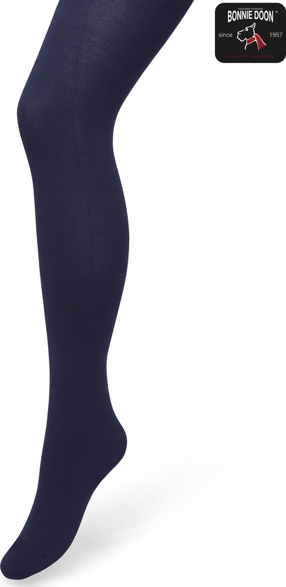 Bonnie Doon Opaque Comfort Panty 70 Denier Donker Blauw Dames maat 44/46 XXL - Extra brede Comfort Boord - Tekent Niet - Kleedt Mooi af - Mat Effect - Gladde Naden - Maximaal Draagcomfort - Donkerblauw - Dark Blue - Dark Navy - BN161912.204