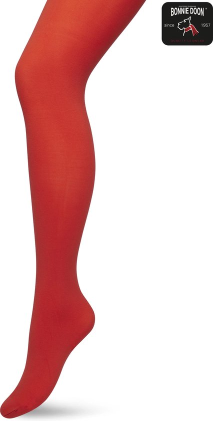 Bonnie Doon Opaque Comfort Tights 70 Denier Red Femme taille 44 XL - Extra large Comfort Board - Ne marque pas - Joliment amincissant - Effet mat - Coutures lisses - Confort de port maximal - Poinciana - BN161912.33