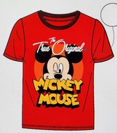 Disney Mickey Mouse T-shirt Rood Maat 110