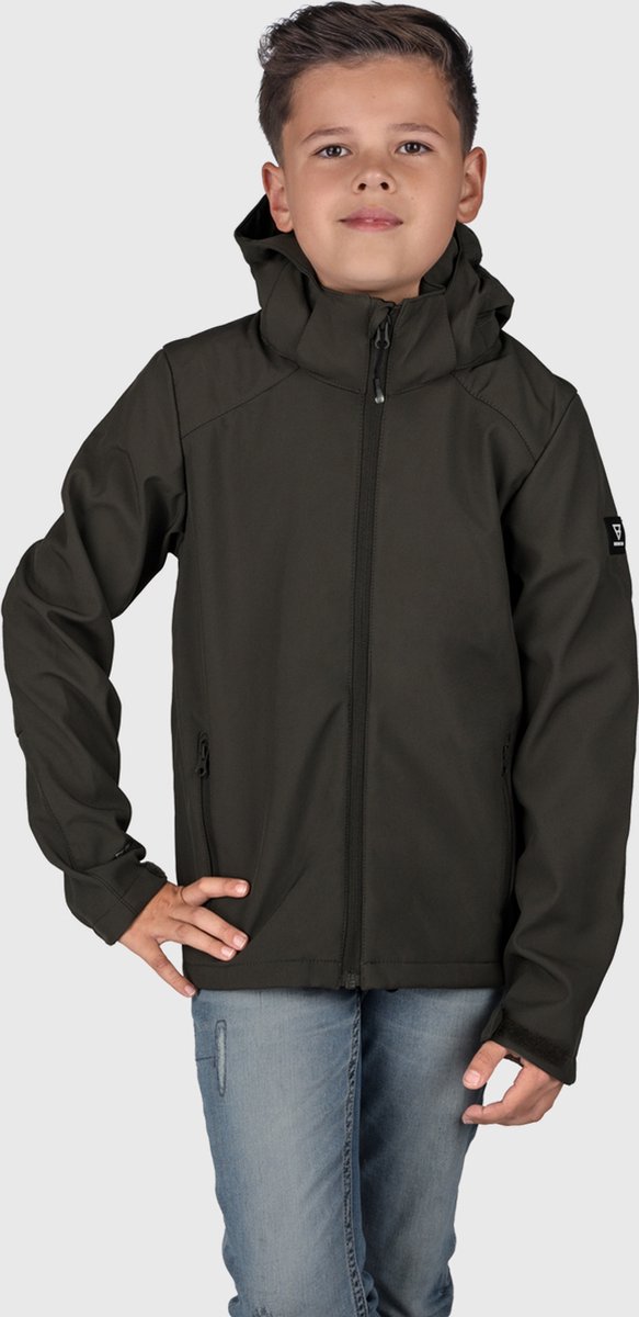 Brunotti Mippy Jongens Softshell Jas - Zwart - 176
