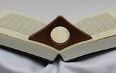 READSY – Leesring – Deluxe Afzelia hout – Handmade – Diameter 3 cm – Large – Paginahouder – Boekgadget – Bladzijde opener – Bladwijzer – Bookmark – Boekenlegger – Duimlegger – Lezen – Cadeau