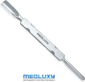 MEDLUXY Pro - Bokkenpoot - Dubbelzijdig [cuticle pusher, Nagelriemduwer]