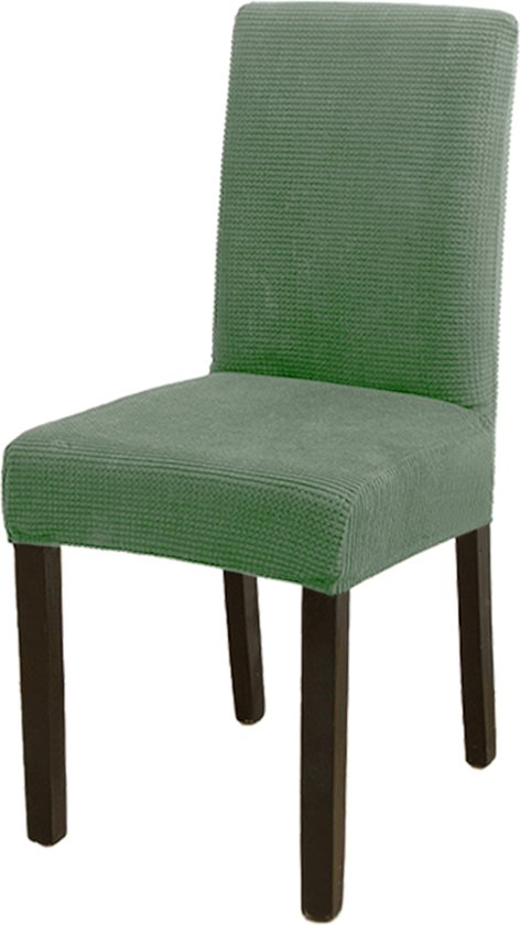 BankhoesDiscounter® Knitted - Maat M - Groen - Hoes voor uw eetkamer stoelen | bol.com