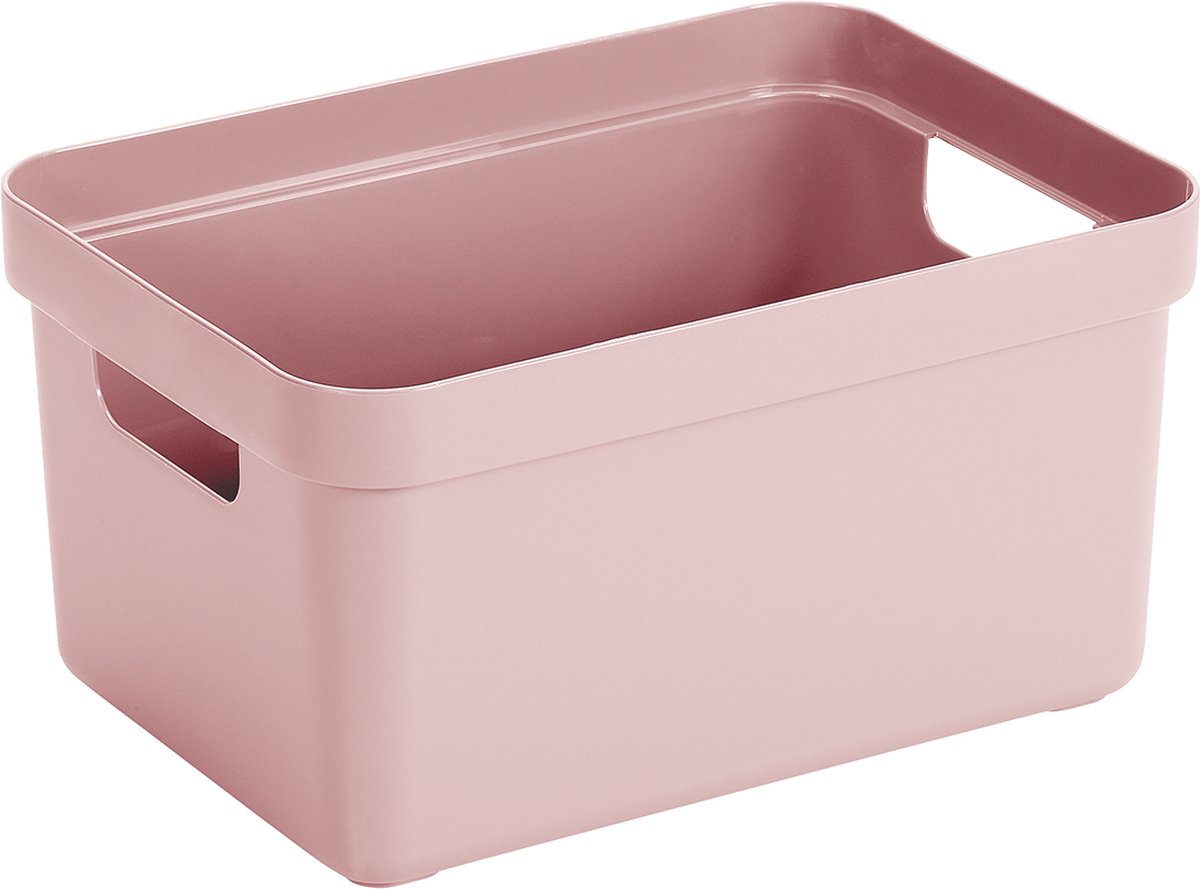 Sunware opbergbox Sigma Home 13L roze 352x253x183mm
