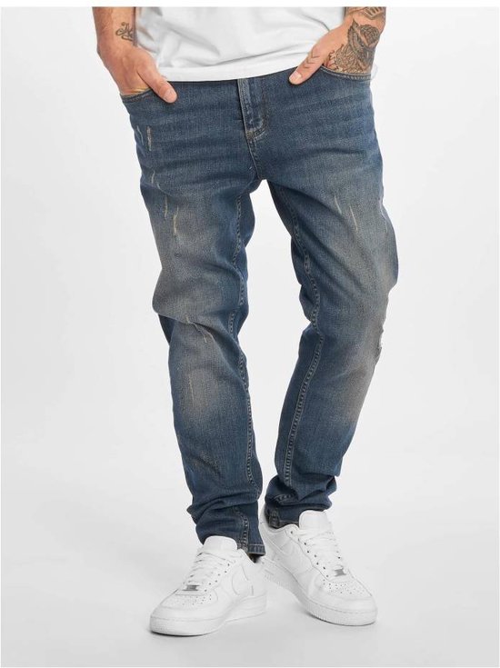 DEF Broek rechte pijpen -30/32 inch- Tommy Slim Fit Jeans Blauw | bol.com