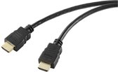 SpeaKa Professional SP-10481292 HDMI-kabel HDMI Aansluitkabel HDMI-A-stekker, HDMI-A-stekker 2.00 m Zwart Ultra HD (8K)
