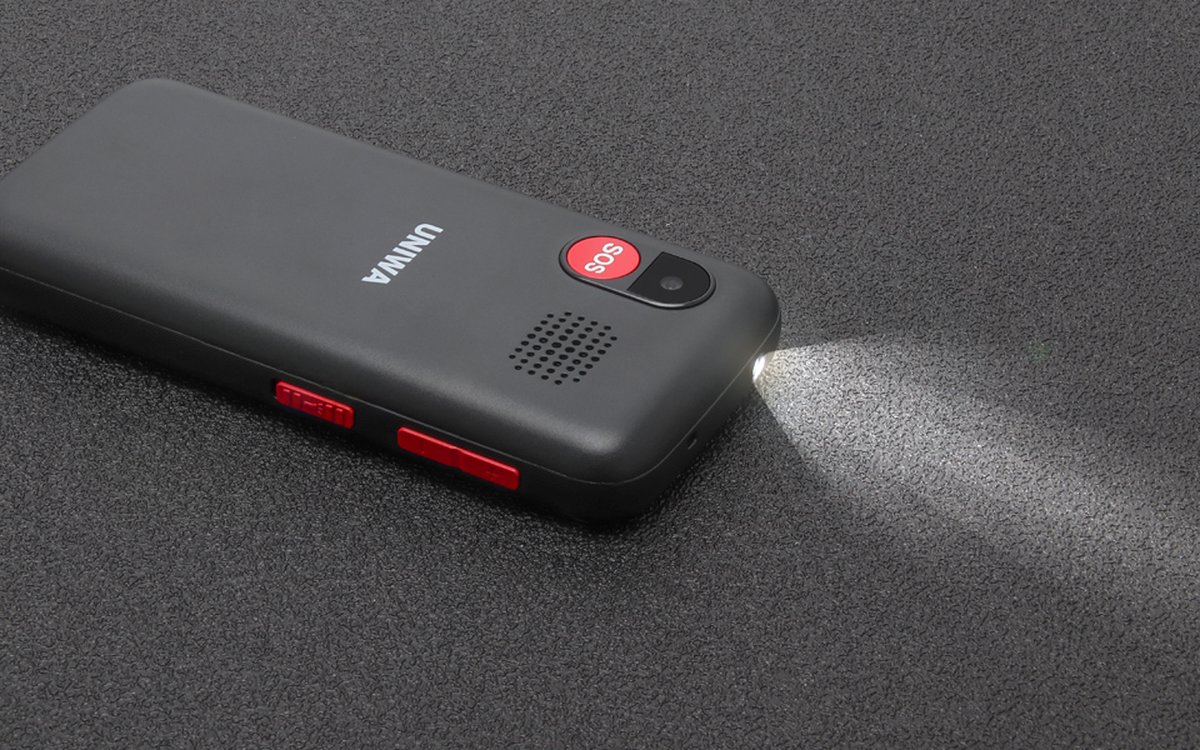 SeniorCom T1 - Téléphone portable senior 4G avec fonction SOS, gros boutons  et station
