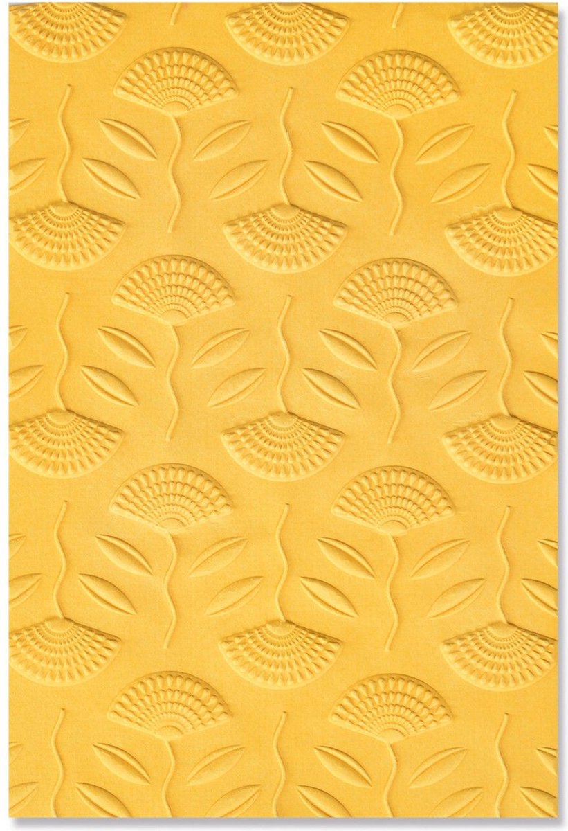 Sizzix 3D TextuRood Impressions Embossing Folder Quirky Fl