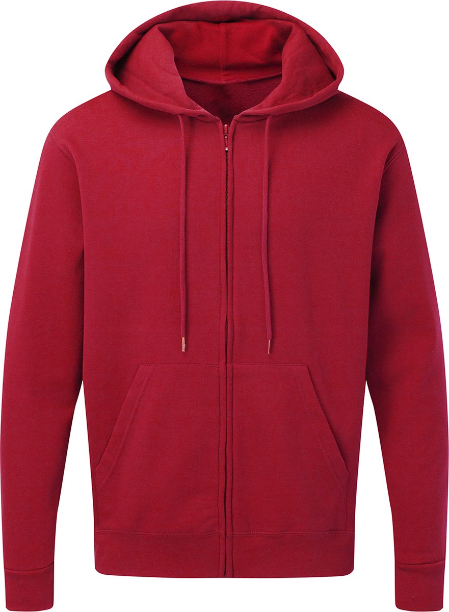 Hooded Full Zip Hoodie Heren SG Collectie Rood