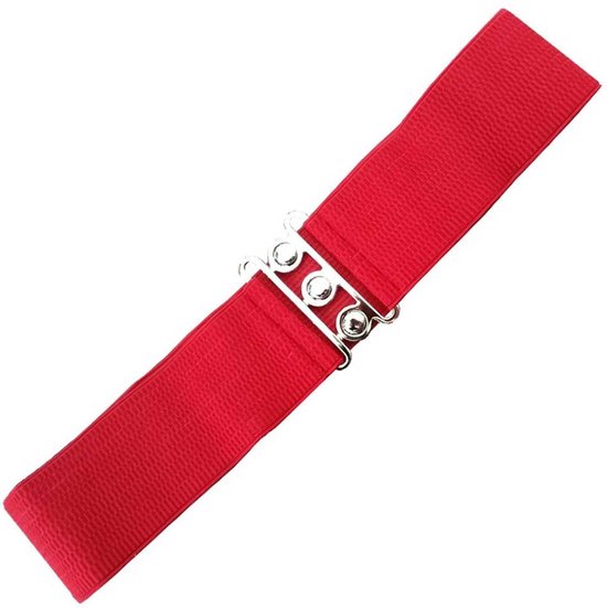 Banned - Vintage Stretch Taille riem - XL/2XL - Rood