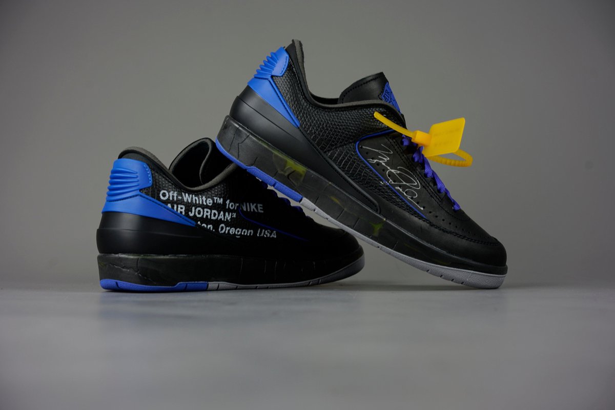 Jordan 2 Retro Low SP Off Sneakers Unisex 004 Zwart