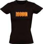 T-shirt femme soufflé au fromage | fromage | croustillant | poêle à frire | delicieux | casse-croûte | friterie | gras |