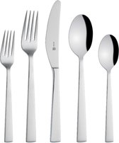 Bol.com Sola Bestekset Eclipse 9 Persoons - Signature - 90 delig - Vaatwasserbestendig - Zilverwit Edelstaal 18/10 - RVS - Zilver aanbieding