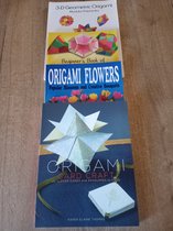 Origami 4 Mooie Engelstalige Boeken Over Deze Hobby , Origami Flowers , Modular Origami Polyhedra , Origami Card Craft , 3 D Geometric Origami