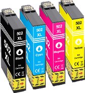 502XL Multipack Huismerk Inkt Cartridges | Compatible met Epson 502XL Multipack | Geschikt voor Epson Expression Home XP 5100, Home XP 5105, Home XP 5150, Home XP 5155 | Epson Workforce WF 2860 DWF, Workforce WF 2865 DWF, Workforce WF 2880 DWF