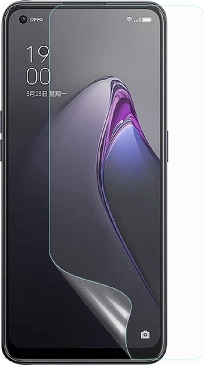 2x ANTI GLARE Screenprotector Bescherm-Folie geschikt voor Oppo Reno 8