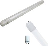 LED TL Armatuur met T8 Buis Incl. Starter - Igia Hari - 150cm Enkel - 22W - Natuurlijk Wit 4200K - Waterdicht IP65