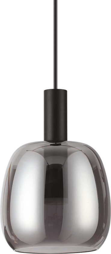 B.K.Licht Led-hanglamp, bekabelde kroonluchter, modern design, gesatineerd glas, in hoogte verstelbaar, 4 geïntegreerde 4,5 W led-decks, warm wit licht 3000 K