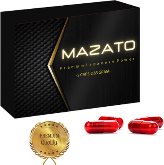 Pilule pour l'érection Mazato - 5 capsules - L'alternative