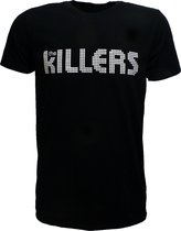 The Killers Dots Logo Band T-Shirt Zwart - Officiële Merchandise