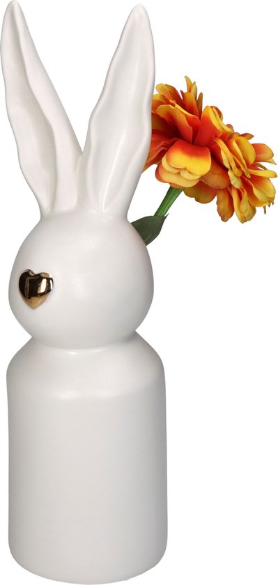 Paashaas decoratie outdoor 6 stuks paashaas tuinstekers