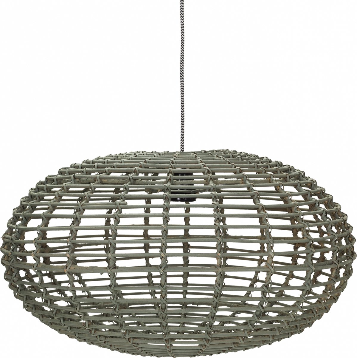 Kidsdepot hanglamp Pumpkin rotan seagreen