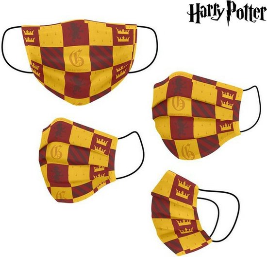 Harry Potter - Mouthmask Gryffondor logo et couleurs pour adultes/adolescents