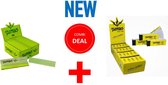 COMBIDEAL VLOE+TIPS Jumbo Green king size Slim BOX/50+Jumbo Yellow Mellow Filter Tips BOX/100