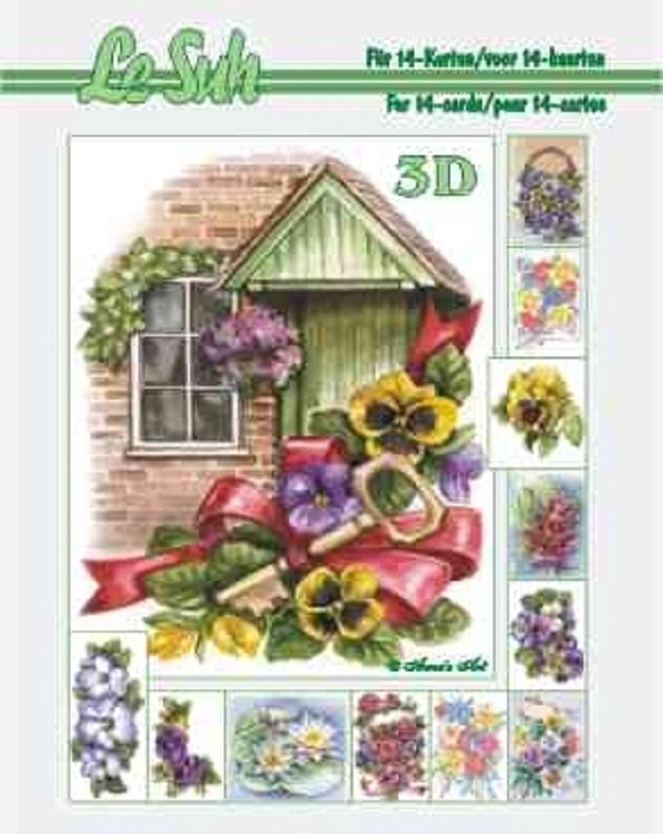 3D Boekje bloemen