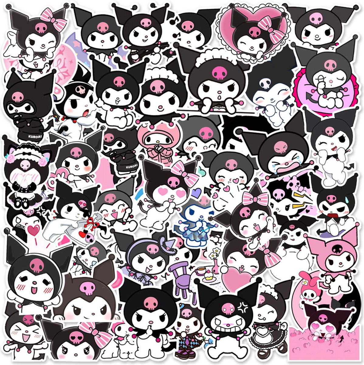 Hello Kitty Sanrio pyjamaset voor meisjes en tieners, 7-14 jaar, 2 stuks Kuromi top met lange mouwen en pyjamabroek, kawaii-cadeaus voor meisjes, Roze Kuromi, 11-12 jaar Hello Kitty Sanrio pyjamaset voor meisjes en tieners, 7-14 jaar, 2 stuks Kuromi top met lange mouwen en pyjamabroek, kawaii-cadeaus voor meisjes, Roze Kuromi, 11-12 jaar