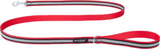 Amiplay Leiband Shine rood maat-M / 150x1,5cm