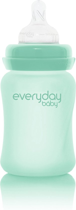  - Everyday Baby - Fles glas 150ml - Muntgroen