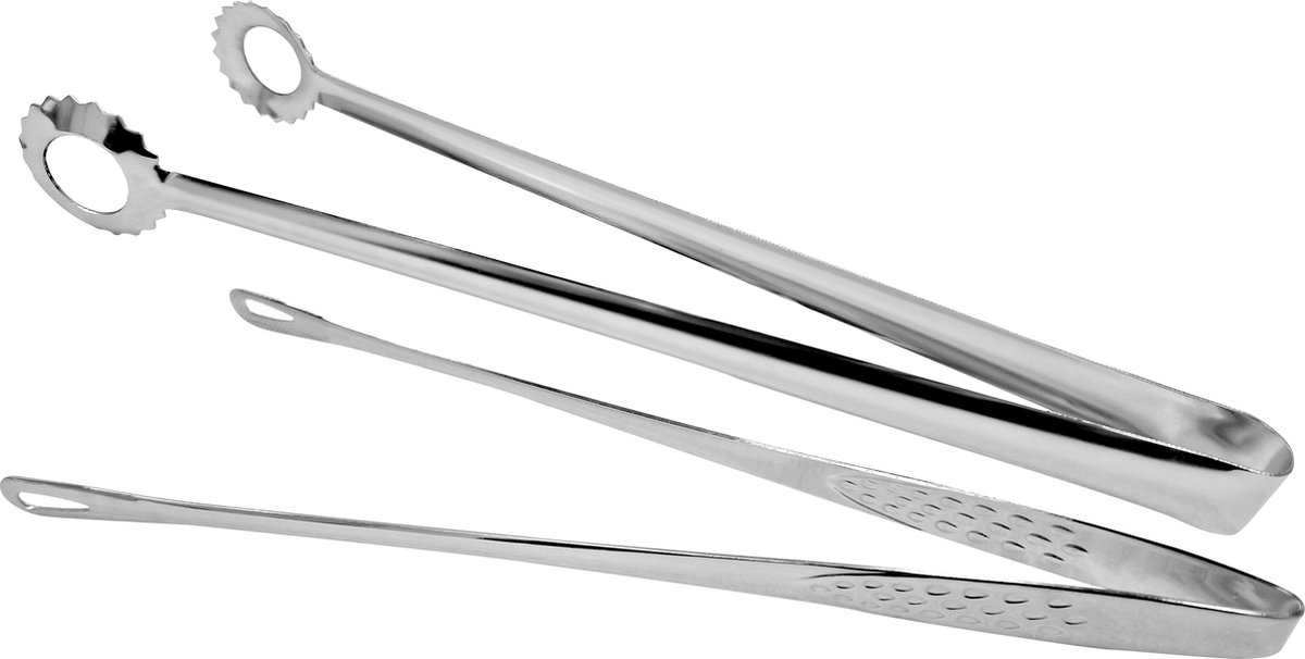 Set Keukenpincetten - Vleespincet - RVS - Vleestang - Barbecue