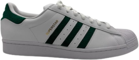 Adidas - Superstar - Sneakers - Mannen - Wit/Groen - Maat 47 1/3 | bol.com